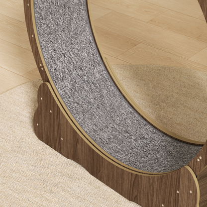 Cat Wheel - Running Wheel for Cats - Walnut