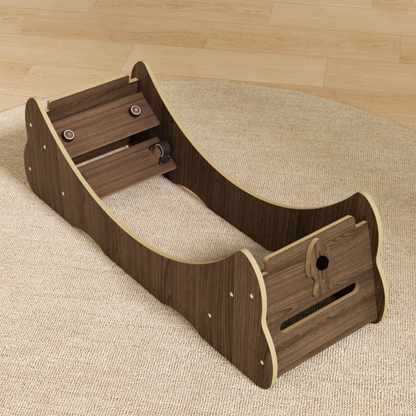 Cat Wheel - Running Wheel for Cats - Walnut